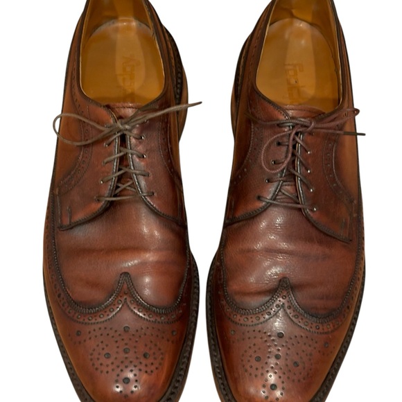 Footjoy Brogue wingtips brown leather vintage 12 A style 77347 - Picture 4 of 10